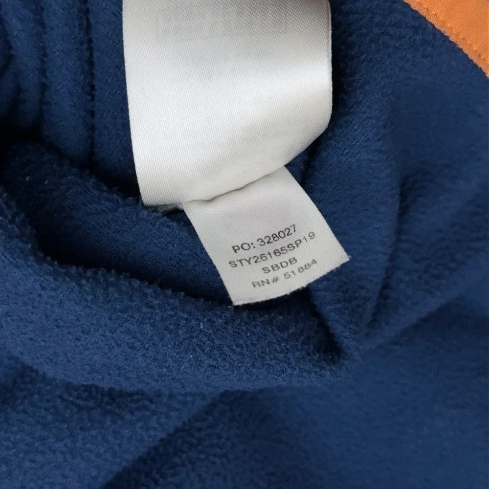 Patagonia Micro D Snap-T Pullover Men S Stone Blue w/ Dam Blue Colorblock Fleece